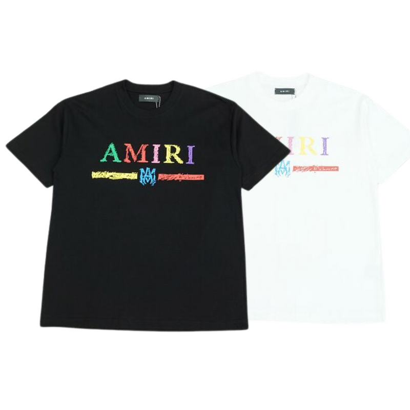 Camiseta Amiri Rainbow Aesthetic