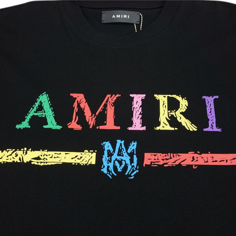 Camiseta Amiri Rainbow Aesthetic