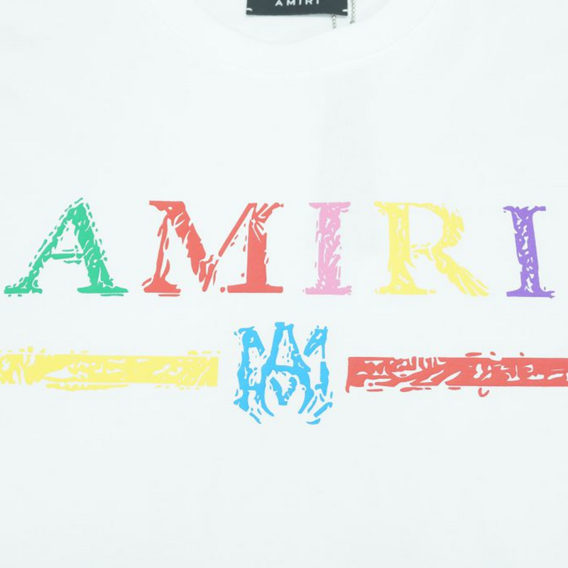 Camiseta Amiri Rainbow Aesthetic